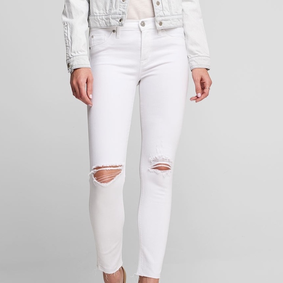 hudson nico white jeans